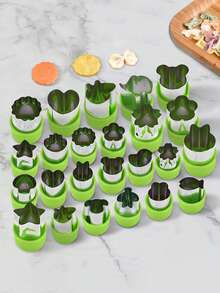 Bộ khuôn cắt hình trái cây và rau củ 6/8/9/10 món - Khuôn bánh quy mini và khuôn cắt bánh mì sandwich dùng cho hộp cơm bento, dụng cụ nhà bếp. - Nhiều màu - Xem 3