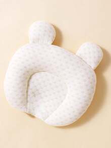momscare 1pc Heart Print Baby Pillow, Breathable And Moisture-Wicking, Suitable For All Seasons