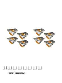 4/8/10pcs Drawer Wheels Rubber Directional PP Wheels Small Casters Kick Plate Cabinet Dedicated Wheels Micro Casters Mini Sliding Wheels