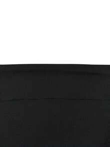 性感时尚百搭露肩针织女式上衣，春夏新品 - 黑色 - 查看 7