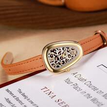 1pc Petite Oval Dial Quartz Women's Watch, Luxury Fashion, Suitable For Daily Wear, Birthday, Women's Gift, Year-End Promotion, Singles' Day, Holiday Gift (No Gift Box) - Multicolor - View 11