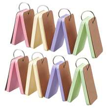 50 Study Flash Cards - Pink Note Cards With Binder Ring For Vocabulary - 粉色 - 查看 3