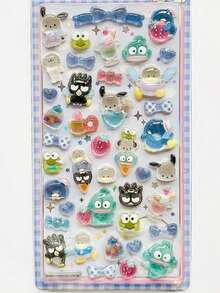 浮雕宝石贴纸，钻石手机壳装饰贴纸，可爱DIY手工日记贴纸，卡通可爱创意贴纸，手机贴纸，日系漫画创意装饰手机壳，行李箱贴纸（部分款式可能存在色差，随机发货）