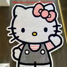 SANRIO 1块造型地毯（50*60厘米），多种可爱图案，厚实柔软，可用作入口、卧室、浴室的防滑垫，或用作客厅/梳妆台的装饰地毯，兼具实用吸水防滑功能，并散发着可爱少女气息。 - 彩色 - 查看 15