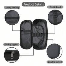 Rocket Cartoon Shaped Student Pencil Case, Large Capacity Design With Layered Storage, Easily Holds Pencils, Erasers, Rulers And Other Stationery. Essential School Supplies For Daily Use, Outdoor Sketching, Office Desk Organization,Bag - Multicolor - View 8