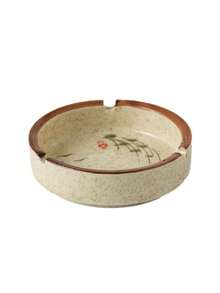 Ceramic Ashtray With Lid, Ink Painting Ashtray, Round Ashtray With Anti-Ash Design, Thick And Easy To Clean, Japanese Mid-To-High-End Ashtray, Retro Tea Room Ashtray, Creative Ashtray, Suitable For Home Living Room, Hotel Restaurant And Tea Room
