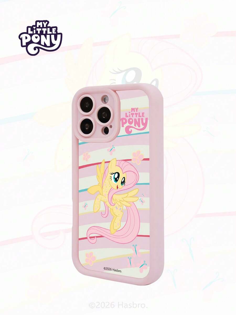 MY LITTLE PONY Official Brand Cartoon Girly Anti-Fall Anti-Slip Phone Case Suitable For Apple 17, 17 Air, 17 Pro, 17 Pro Max, Android Models Galaxy A Series, Galaxy S Series, Apple 11 Series, 12 Series, 13 Series, 14 Series, 15 Series, 15 Pro Max, 16 Pro, 16 Pro Max, X, XR, XS Max - Pink - View 1