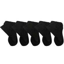 5 Pairs Summer Woman Lace Flower Hollow Out Hosiery Breathable Cool Tulle Transparent Invisible Ruffle Socks Ladies - Multicolor - View 10