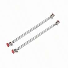 Barra de soporte ajustable de aleación de aluminio universal para labio parachoques y alerón, kit de soporte ajustable delantero y trasero, accesorio decorativo para el estilo de la carrocería del automóvil, longitud ajustable - Multicolor - Ver 18