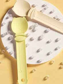 Long-Handled Squeeze-Type Interactive Cat And Dog Feeding Spoon/Cat Food Dispenser - Multi-Functional Wet Food Scoop, Leak-Proof And Dispensing Design, Durable, Easy-To-Clean Plastic Pet Food Spoon, Ergonomic Handle, Suitable For Kittens And Adult Cats, Fun-Shaped Cat Treat Feeder, Pet Liquid Treat Residue-Free Feeder, Squeeze-Lick Type Treat Dispenser (Multiple Colors Random) - 5毫升 - 查看 8
