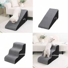 1pc 3-Tier Pet Climbing Ladder, Includes Sofa Step, Bedside Step, Cat Climbing Ladder, Dog Climbing Ladder, Foldable Anti-Slip, Serves Training And Play, Detachable Steps For Easy Cleaning - Multicolor - View 9