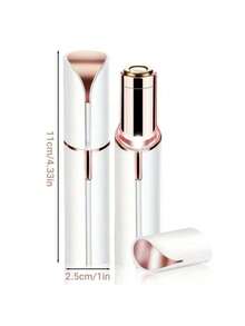 1pc Electric Facial Hair Remover, Painless Mustache Trimmer, Epilator, Mini Shaver, Women Hair Removal Device - Multicolor - View 7