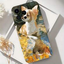 2026 nueva funda de teléfono esmerilada, funda de teléfono con impresión artística de perro chihuahua en agua para iPhone 17 14 13 12 11 Pro Max Se 2022  Galaxy S23 S22 S21 S20 Fe A54 A53 A52 A34 A33 A32 A23 A22 A14 A13 A12 A03s A03s Plus, regalo de pareja para él y ella, regalo de San Valentín y cumpleaños - Negro - Ver 6