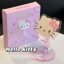 Sanrio New Hello Kitty Phone Stand, Multifunctional Adjustable Height Foldable Desktop Tablet Holder - Ideal For Watching Shows, Perfect Birthday And Christmas Gift - Multicolor - View 4