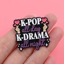 1 Peça Broche de Metal, Pingente, Emblema, Ombreiras, Estilo Cartoon Minimalista, Acessório Criativo para Bolsa - NR90456 - Visão 3