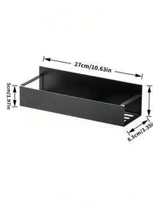 Giá đựng gia vị từ tính 4 món - Dung tích lớn, gắn tường, không cần khoan, lưu trữ đồ dùng nhà bếp - Chất liệu nhựa bền, có thể đựng đồ uống và các vật dụng khác, phù hợp với tủ bếp, thành tủ lạnh - Màu đen - Nhiều màu - Xem 9