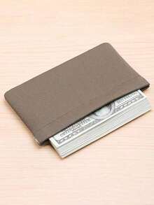 1PC Self-Sealed Leather Wallet & OrganizerAll-In-One Storage For Passport, Driver's License, Cash, Earphones, And Data Cables.Perfect Business-Casual Companion For Women – A Versatile Wallet And Cosmetic Bag In One. - Brown - View 5