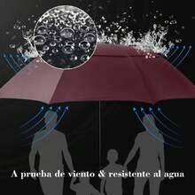 Paraguas de Golf Pro-Line de Largo Resistente al Viento construcción de Fibra de Vidrio Flexible Ligero y Resistente al Agua Paraguas de Gran tamaño,36986441 - Naranja - Ver 5