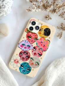 1 elegante funda para teléfono, no incluye cordón ni soporte. Esta funda gruesa 2 en 1 presenta un fantástico diseño de cielo estrellado con vibrantes patrones de luna y flores, que irradia un estilo moderno. Adecuado para teléfonos compatibles: 17, 17air, 16, 15, 14, 13, 12, 11, PRO, X, XS, PLUS, y también S21/22/23/24/25 Ultra/FE+, NOTE20 Ultra, A71/56/55/54/53/52/36/34/26/25/23/16/15/14/13/06. un regalo de cumpleaños considerado para novias, novios y amigos. - Multicolor - Ver 7