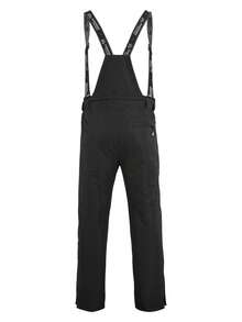 2025秋冬新款男士加厚滑雪裤，多色可选，可拆卸可调节背带，适合户外徒步露营 - 黑色 - 查看 3