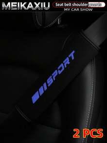 MEIKAXIU 1件/2件装 材质发泡印花 运动新款汽车安全带肩垫，汽车配件 - 發泡SPORT - 查看 17