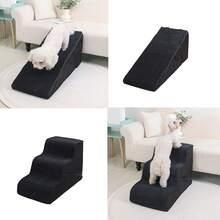 1pc 3-Tier Pet Climbing Ladder, Includes Sofa Step, Bedside Step, Cat Climbing Ladder, Dog Climbing Ladder, Foldable Anti-Slip, Serves Training And Play, Detachable Steps For Easy Cleaning - Multicolor - View 10