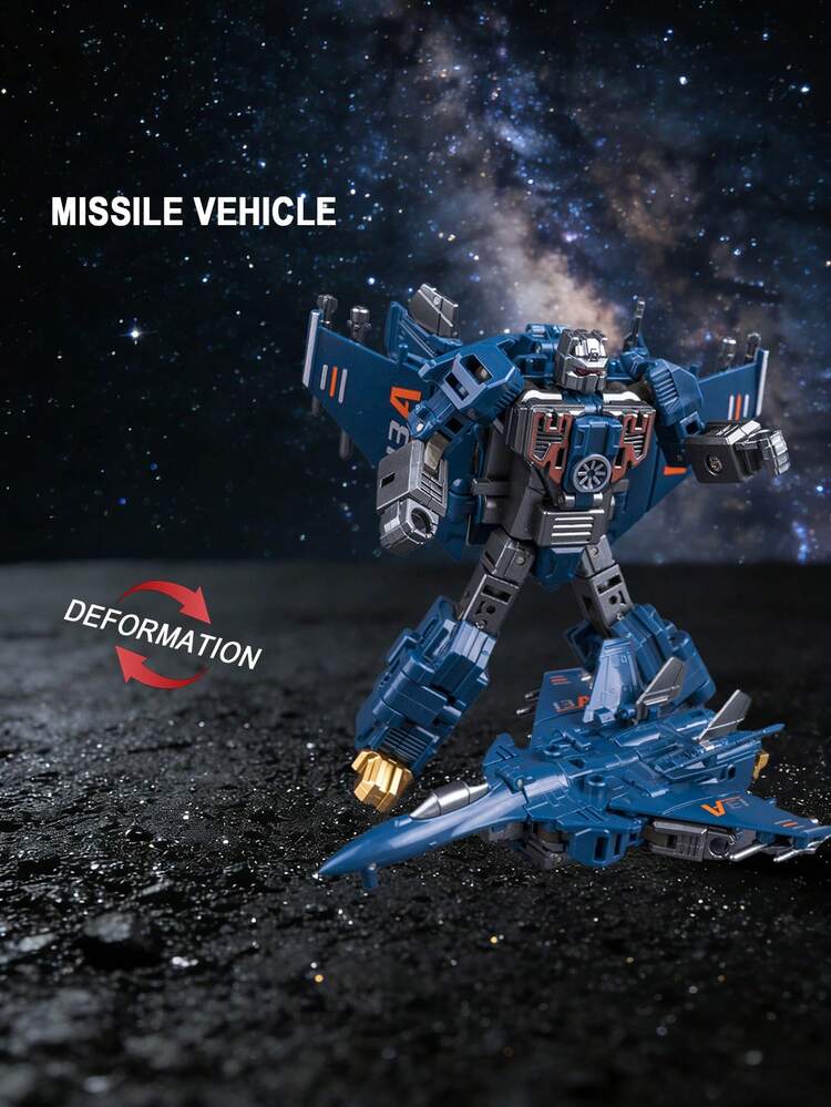 7合1锌合金变形机甲 - 国重型陆海空一体化装甲车7合1组合套装，男孩收藏级可动人偶，豪华礼盒包装，亲子互动教育节日礼物 - 6合1[大國重器]可合體/單獨變形 - 查看 12