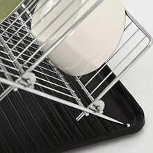 Foldable Kitchen Dish Drying Rack, Dish Drainer Holder For Plates, Bowls, Cups And Utensils - Multicolor - View 6