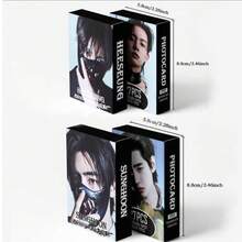 Bộ 55 thẻ ảnh và sticker thành viên, phiên bản giới hạn, bao gồm Jungwon, Heeseung, Jay, Jake, Sunghoon, Sunoo, Ni-Ki, hàng lưu niệm dành cho người hâm mộ từ album FATE: UNLEASH và DIMENSION: DILEMMA, hộp quà độc quyền dành cho người hâm mộ toàn cầu. - Nhiều màu - Xem 5