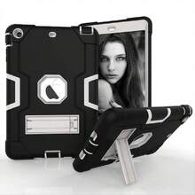 Funda para iPad Mini, Funda para iPad Mini 2, Funda para iPad Mini 3, Funda para iPad Mini Retina, Carcasa Case Estuche Funda protectora delgada resistente a prueba de golpes con soporte incorporado para iPad Mini 1/2 / 3-negro gris,36999908 - Rosa Fucsia - Ver 2