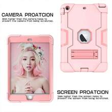 Funda para iPad Mini, Funda para iPad Mini 2, Funda para iPad Mini 3, Funda para iPad Mini Retina, Carcasa Case Estuche Funda protectora delgada resistente a prueba de golpes con soporte incorporado para iPad Mini 1/2 / 3-oro rosa,36999913 - Granate - Ver 2