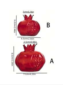 1个优质玻璃石榴花瓶，桌面装饰，花架，水培花盆，适用于家居、餐厅、门厅，是生日、毕业等场合的理想礼物，也是送给女士、母亲、朋友、女友和男友的完美之选。非常适合作为生日、婚礼、周年纪念日、情人节、感恩节和新年惊喜礼物。这款花瓶近乎完美。 - A - 查看 4