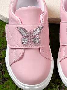 New Kids Flat Casual Fashion Sneakers - Pink - View 6