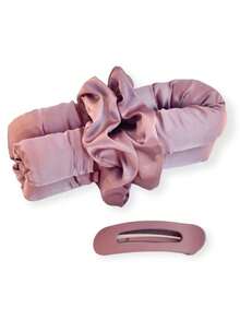 4 pièces Set de rouleaux bouclants sans chaleur - Rouleaux bouclants satin sans chaleur, têtes de fers à friser, pas besoin de chaleur pour des boucles pendant le sommeil, kit de coiffure, set de coiffure pour salon de coiffure, produits capillaires essentiels de voyage, soins capillaires, accessoires capillaires - Multicolore - Voir 2