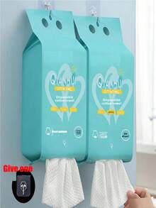 80pcs/160pcs Disposable Thickened Facial Cleansing Wipes, Pullout Design, Durable & Tear-Resistant, Strong Absorbency, Makeup Remover Cloths, Reusable, Super Absorbent, Suitable For Wet Or Dry Use, No Fiber Residue, Portable & Convenient For Dry Skin, Essential For Skincare & Makeup Removal, Suitable For Sensitive Skin - White - View 11