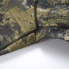 HISEA 3.0mm Women's Neoprene Freediving Wetsuit; Men's Two-Piece Freediving And Hunting Wetsuit; Unisex Hooded Diving Wetsuit - Green - View 3