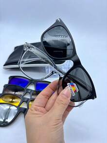 Men Eyewear Frames - Grey - View 5