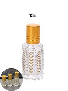 1/10 Gold Glass Ball Bottle, 3/6/12ml Electroplated Ball Bottle Massage Oil Bottle, Perfume Decanting Bottle, Glass Essential Oil Ball Bottle, Perfume Sample Packaging, Essential Oil Travel, Mother's Day Gift, Perfume Bottle, Suitable For Home And Travel, Easy To Carry - Gold - View 13