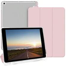 IPad 10th Generation Case, Smart Tablet Protective Cover With Sleep/Wake Function, Pencil Holder, TPU Soft Shell (Minimalist/Pink/Foldable Tablet Case). Tablet Protective Case Suitable For IPad Air 11-Inch, IPad A16, IPad Air 11-Inch (M2) - 2024, IPad Air 11-Inch (M3) - 2025 - Pink - View 2