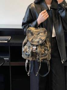 2025 New Casual Large Capacity Multifunctional Fashion Travel Backpack, Student Backpack - Army Green - View 4