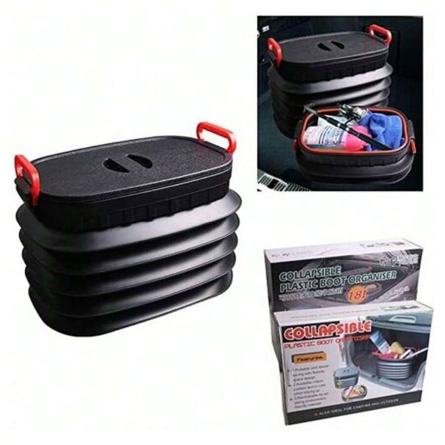 OISE ART STORE Organizer Contenitore Box Porta Oggetti Per Auto Capacità 18 Lt Campeggio - - Multicolore - Visualizzare 1