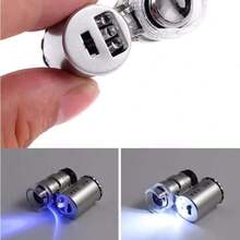 Microscopio 60X, Mini Microscopio de Bolsillo 60X, con Luz LED y Lámpara UV, Diseño de Interruptor Giratorio, Especialmente para Inspeccionar Pequeños Detalles, Lupas de Joyería,36981580 - Multicolor - Ver 6