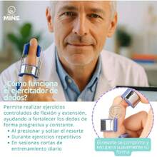 Ejercitador de Dedos con Resorte Progresivo para Fortalecer Manos y Mejorar Movilidad – Portátil, Cómodo y Ajustable – Aluminio con Forro Suave EVA, Talla S/M/L,36984538 - Burdeos - Ver 6