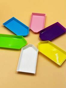 6个装钻石画收纳托盘，水钻托盘，适用于整理珠子和水钻，可用于5D钻石画创作 - 彩色 - 查看 9