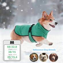 BJAYPET 带帽保暖内衬宠物卫衣，加厚保暖狗狗衣服，纯色，适合小型/中型/大型犬（四脚衣服请参考背长） - 彩色 - 查看 13