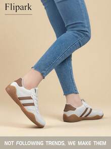 Flipark 2026新款棕色德国制造女士训练鞋，休闲运动鞋，适合春、夏、秋、冬四季穿着，网球鞋