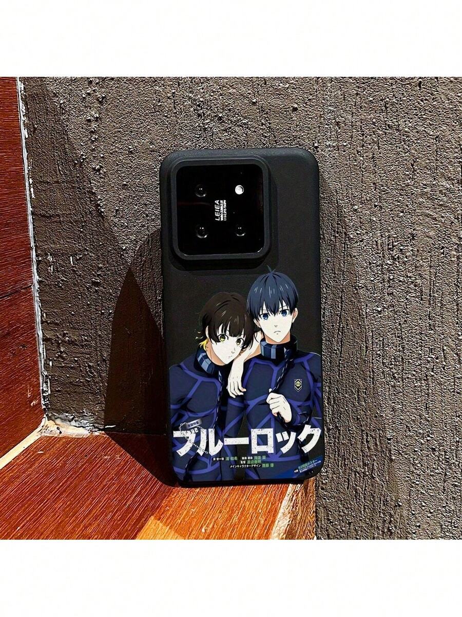 Funda de teléfono SamsungSamsung estilo anime de dos chicos en uniforme Blues Locks adecuada para Xiaomi Mi 15 Ultra, 14, 11T, Poco X7, X6, X3 NFC, M6, M4 Pro, 5G - Cubierta trasera suave mate con nuevo diseño lujoso, accesorio móvil, del dispositivo, impresión de dibujo animado, material duradero, textura suave, carcasa protectora, entusiastas de la tecnología - Blanco - Ver 1