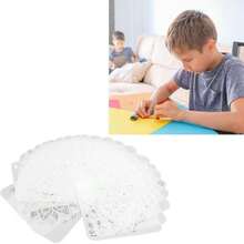 Mandala Stencil 24 Estilos - Conjunto de Plantillas de Arte con 24 Hojas y 24 Piezas - Incluye Regla para Bricolaje y Pintura en Pared, Aerosol, Piedra y Madera,36979310 - Multicolor - Ver 6