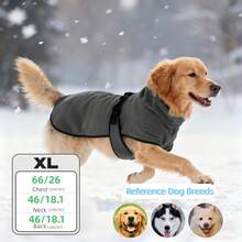 BJAYPET 带帽保暖内衬宠物卫衣，加厚保暖狗狗衣服，纯色，适合小型/中型/大型犬（四脚衣服请参考背长） - 彩色 - 查看 12