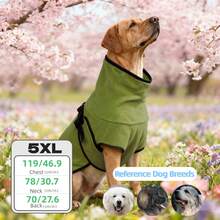 BJAYPET 带帽保暖内衬宠物卫衣，加厚保暖狗狗衣服，纯色，适合小型/中型/大型犬（四脚衣服请参考背长） - 彩色 - 查看 36